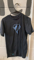 Seven iDP T-Shirt S Black Blue Logo
