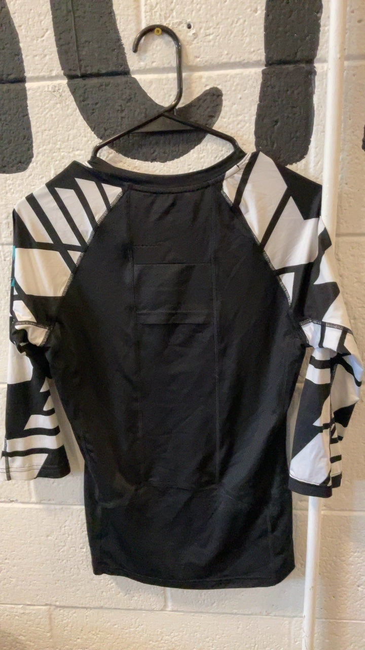 Yeti Cycles Bike Jersey S Black/White 3/4 Sleeve