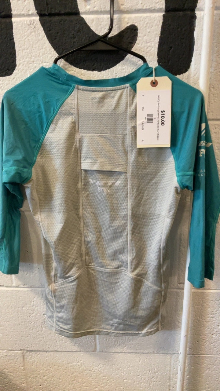 Yeti Cycles Longsleeve S Grey Blue 3/4 Sleeve