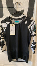 Yeti Cycles Bike Jersey S Black/White 3/4 Sleeve