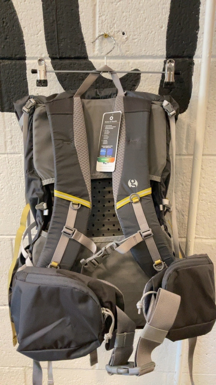 Gossamer Gear Backpack S Grey Gorilla w/ Sport Belt 50L