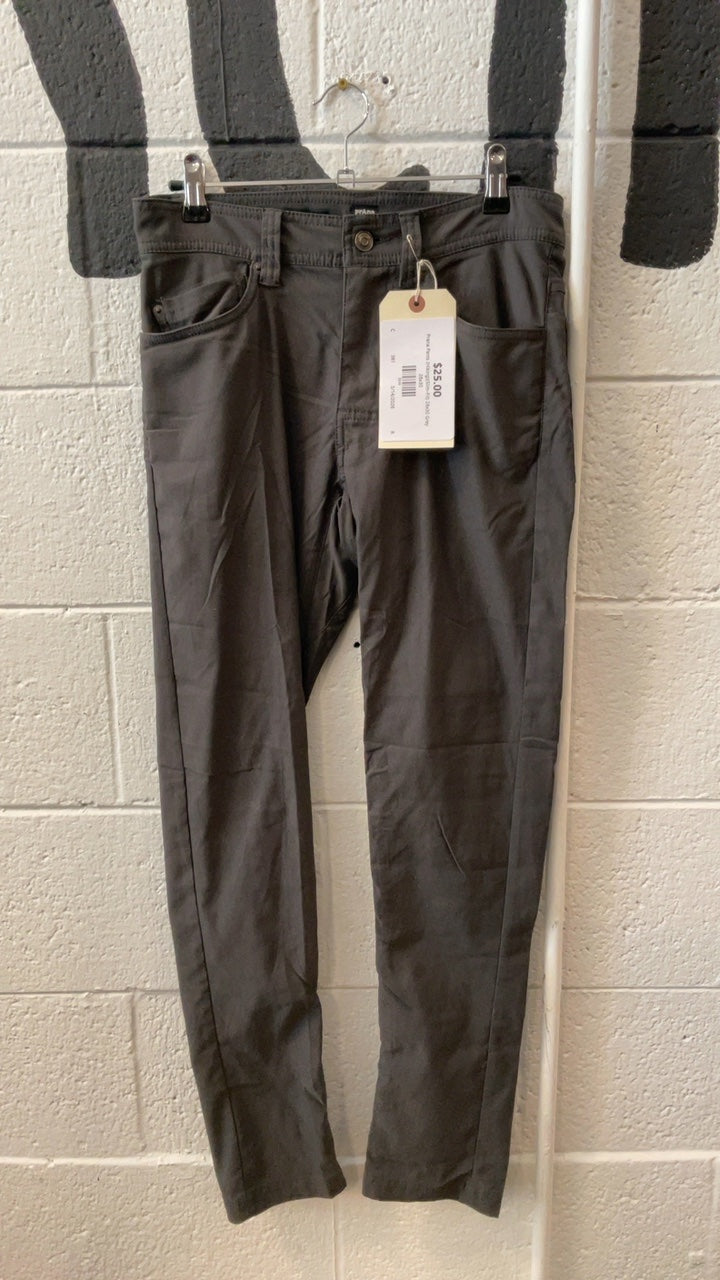 Prana Pants (Hiking)(Slim-Fit) 28x30 Grey