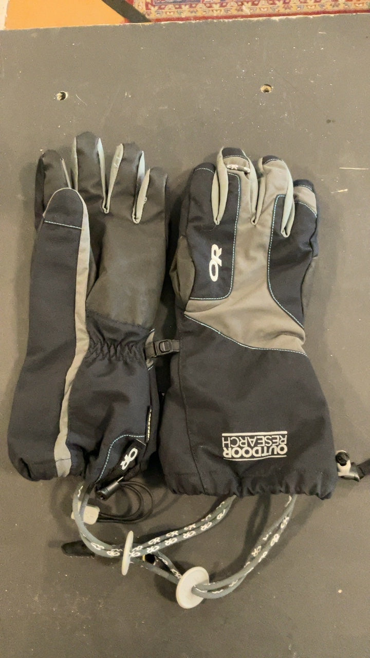 Outdoor Research Arete Gloves (Snow) W's M Black/Grey