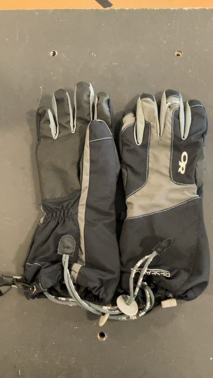 Outdoor Research Arete Gloves (Snow) W's M Black/Grey