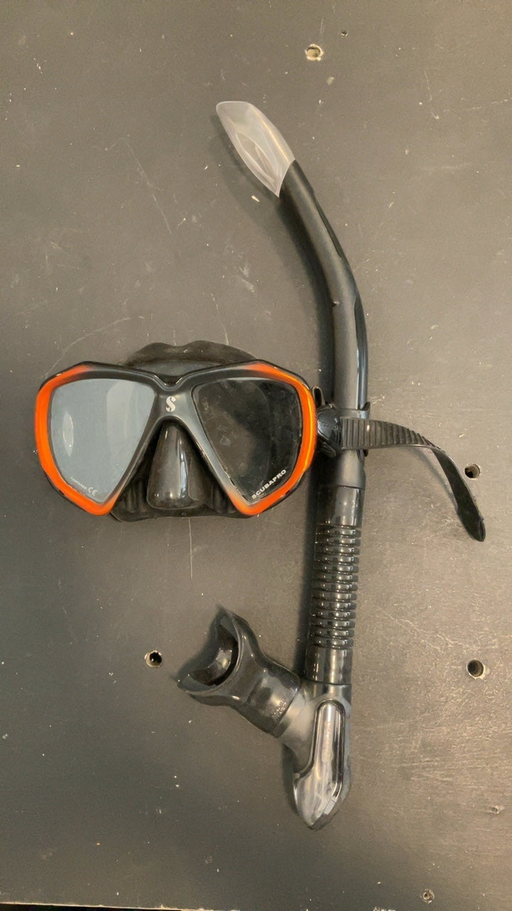 Mares ScubaPro Swimming (Snorkel Set) Black/Orange