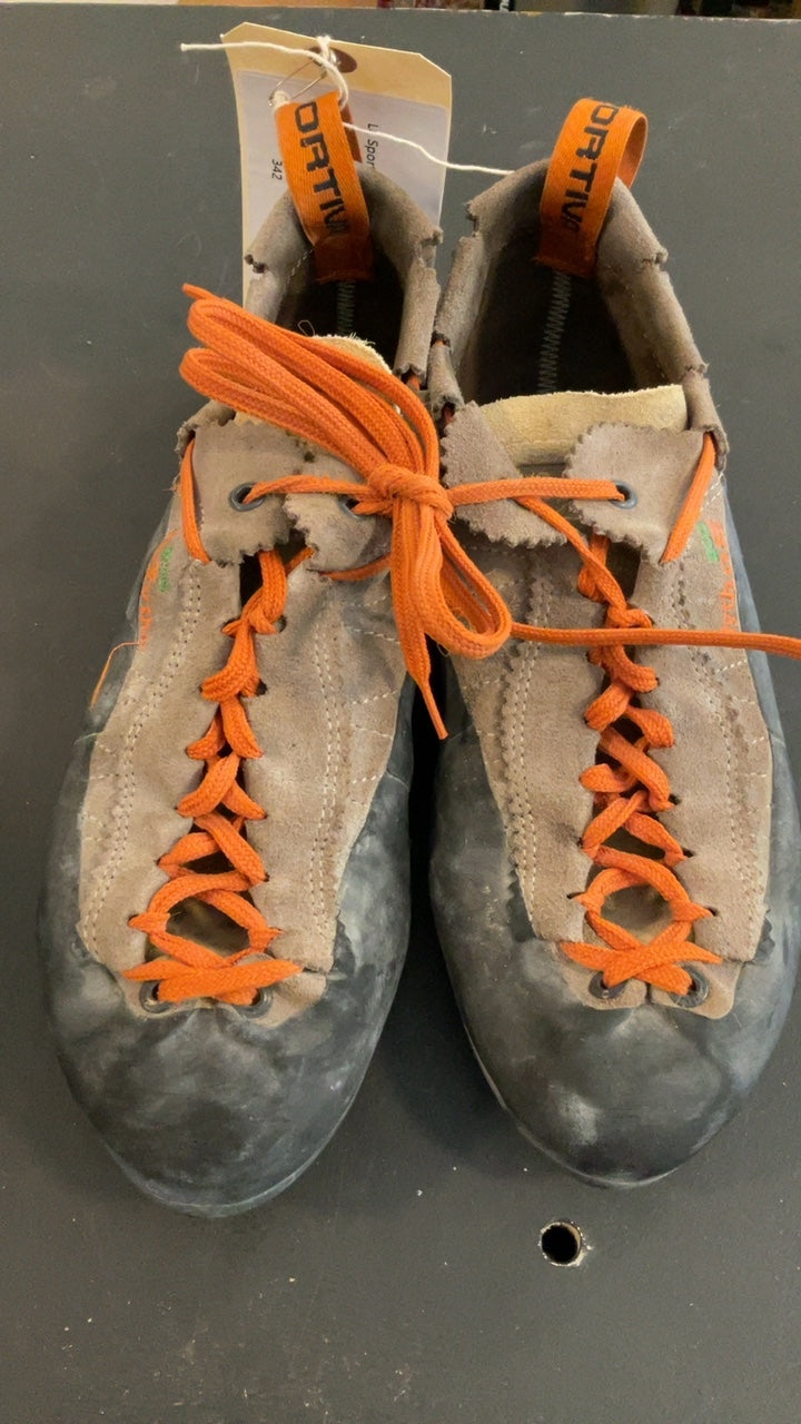 La Sportiva Shoes (Climbing) 44/10.5 Brown/ Orange Mythos