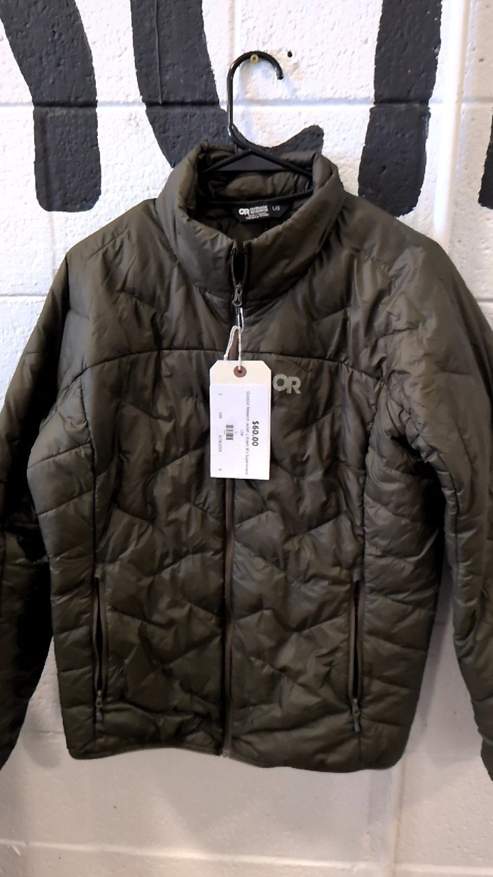 Outdoor Research Jacket L Green W's Superstrand Lite
