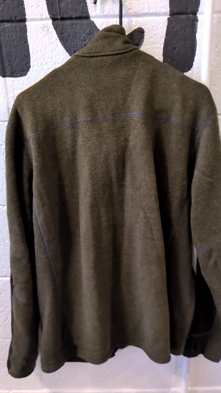 KUHL Jacket XL Olive/Brown Fleece