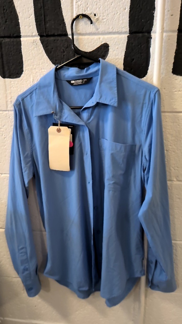 Outdoor Research Sun Shirt M Blue Astroman