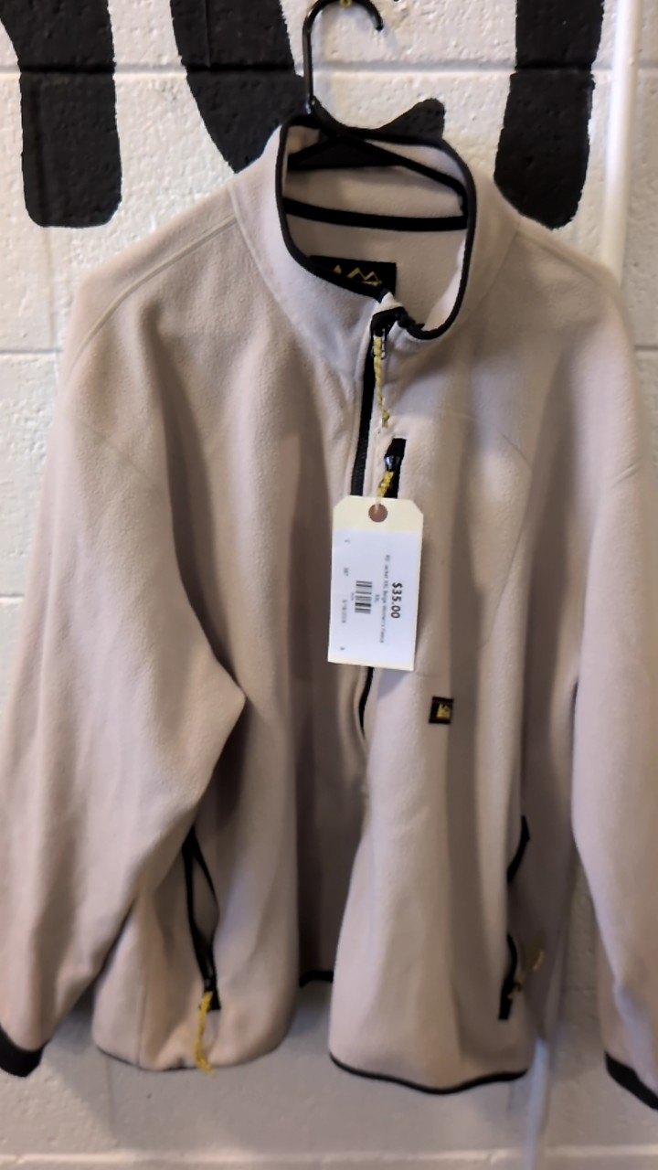 REI Jacket XXL Beige Women's Fleece