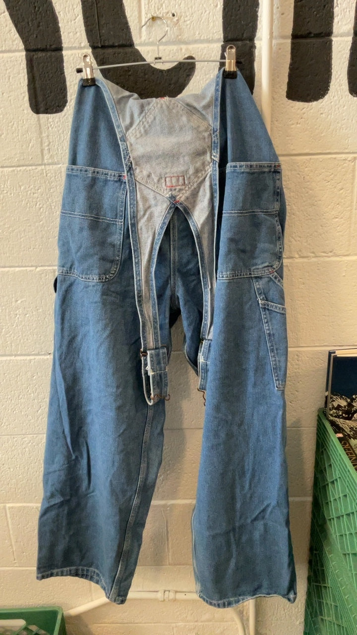 Dickies Denim Carpenter Overalls 34x30