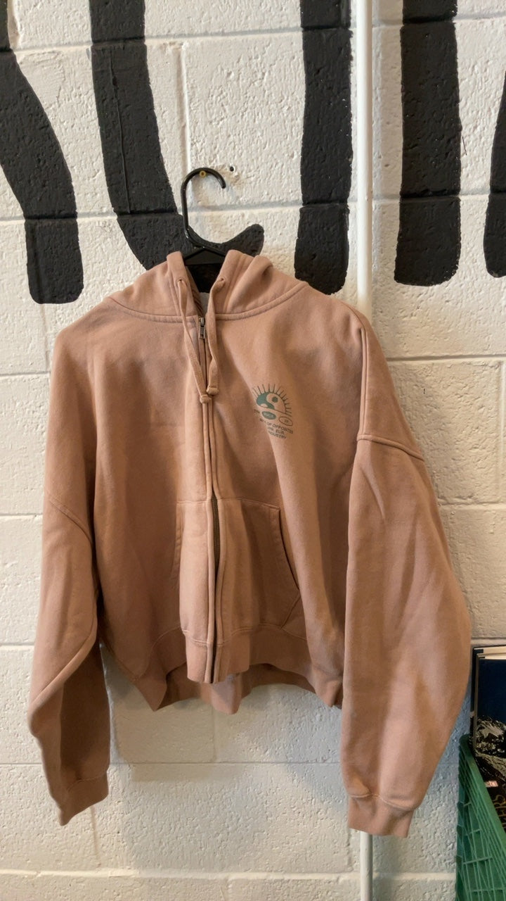 RVCA Zip-Up Jacket L Beige