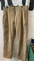 Eddie Bauer Pants (Hiking) 34x32 Tan Rainier Fleece-Lined