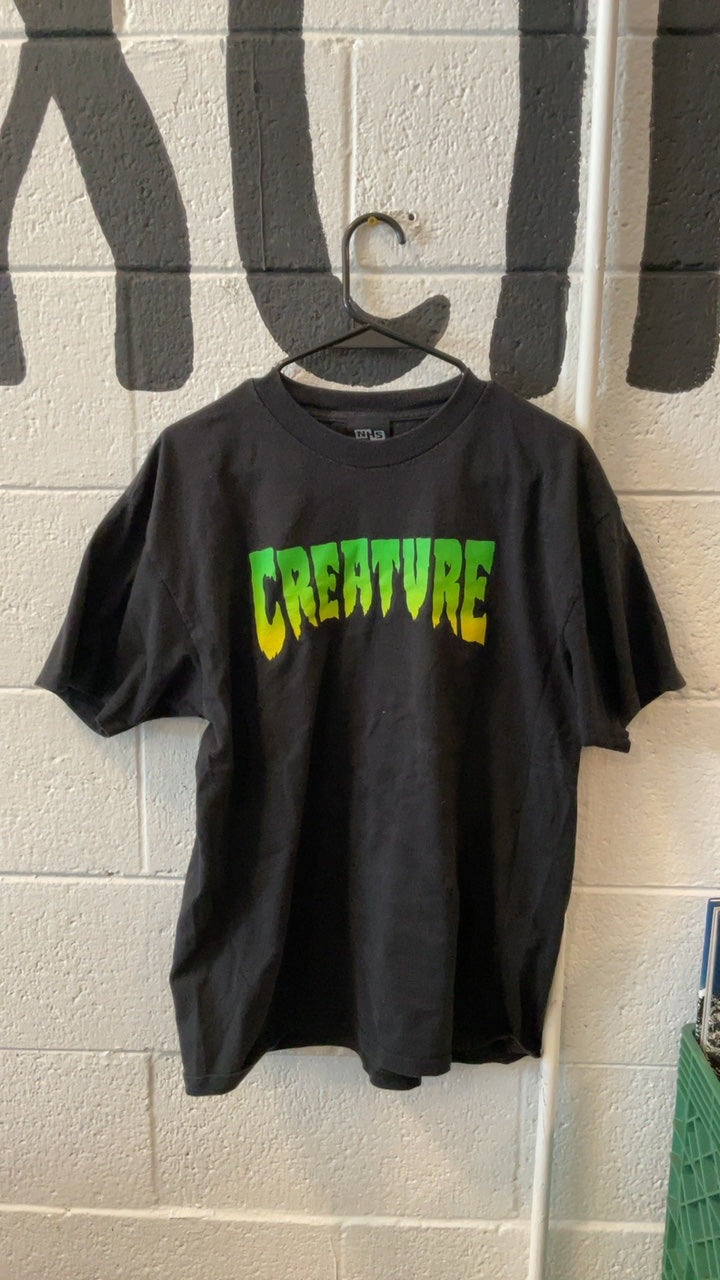 NHS Creature T-Shirt M Black/Green