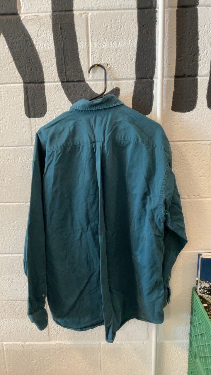 Cambridge Classics Longsleeve (Button-Up) XL Green