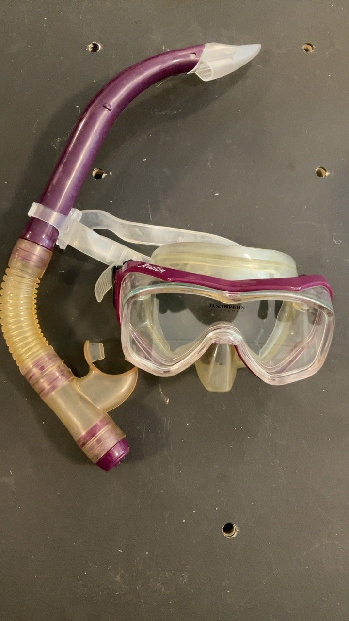 U.S. Divers Swimming (Snorkel Set) Purple Avalon