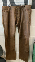 A. Tiziano Pants 38 Bark Straight Leg