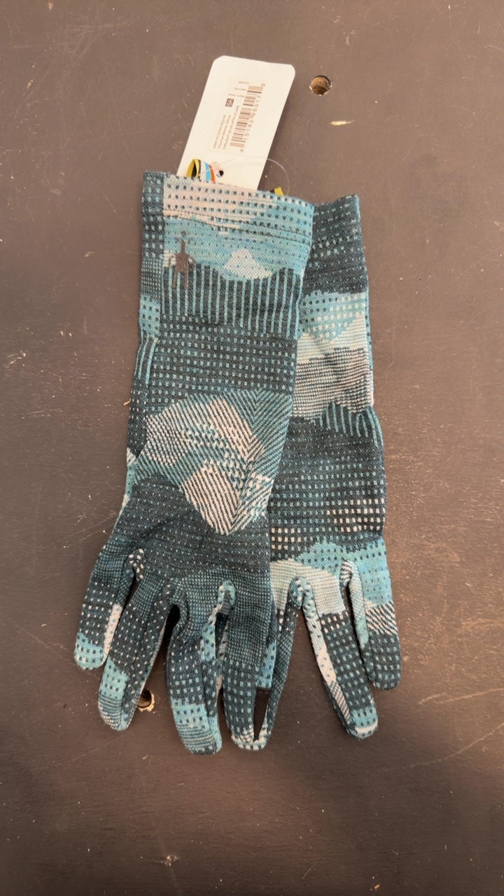 Smart Wool Thermal Merino Gloves M Blue