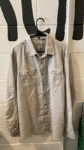 KUHL T-Shirt (Longsleeve) XL White/Grey Button Down