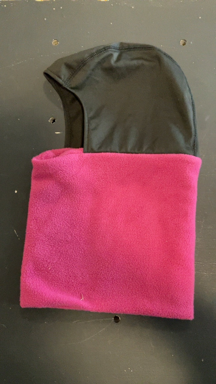 Turtle Fur Ski Mask Pink/Black