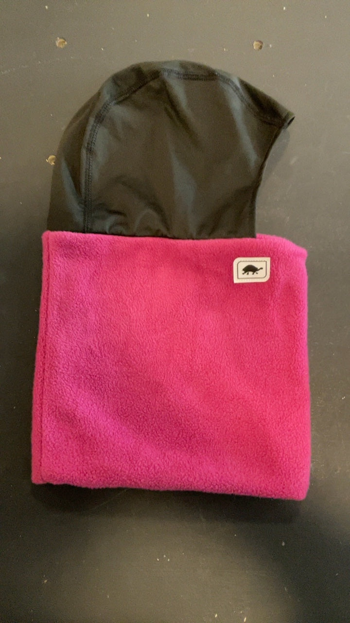 Turtle Fur Ski Mask Pink/Black