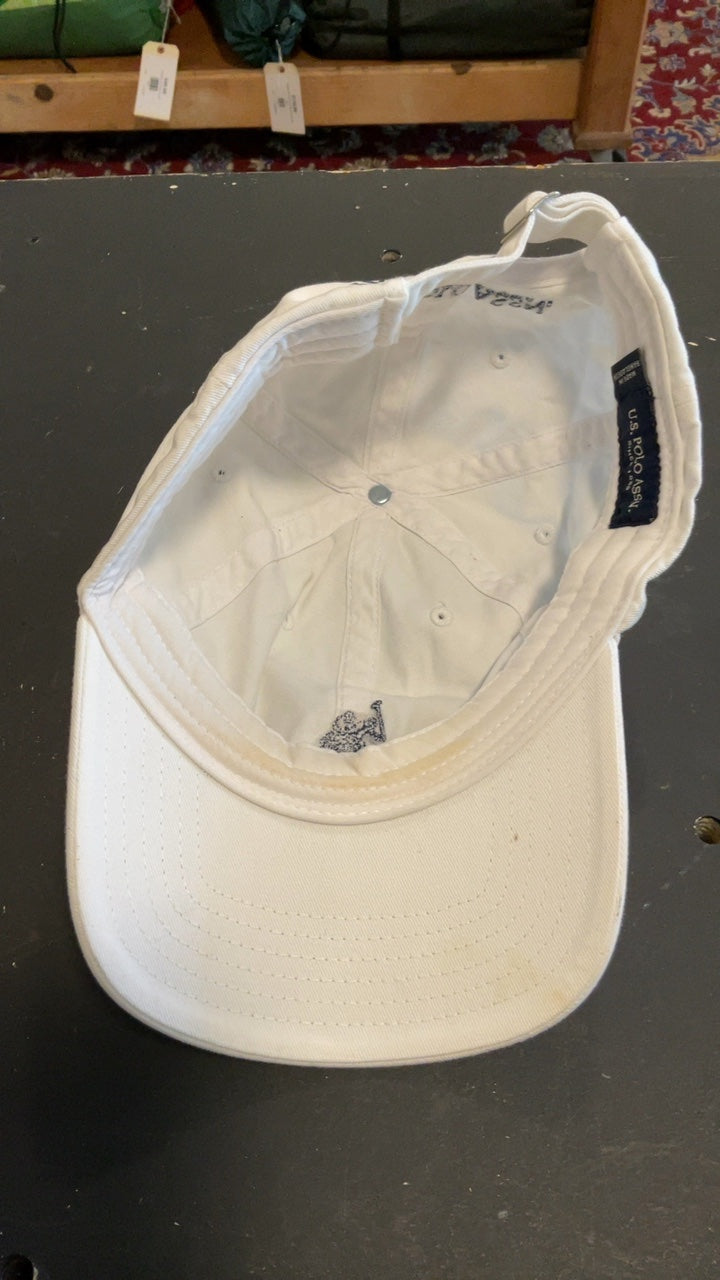 US Polo Assn. Hat (Snapback) White/Blue