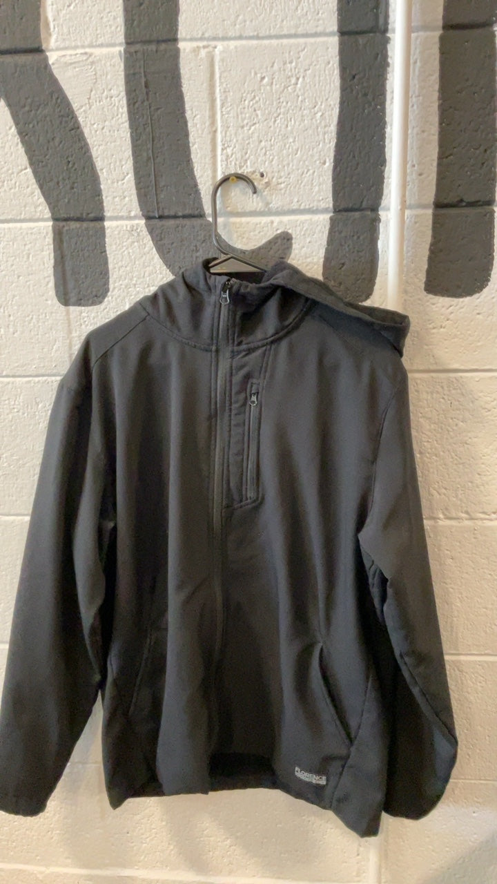 Florence Marine X Fleece Lined Jacket (Full-Zip) (Hood) M Black