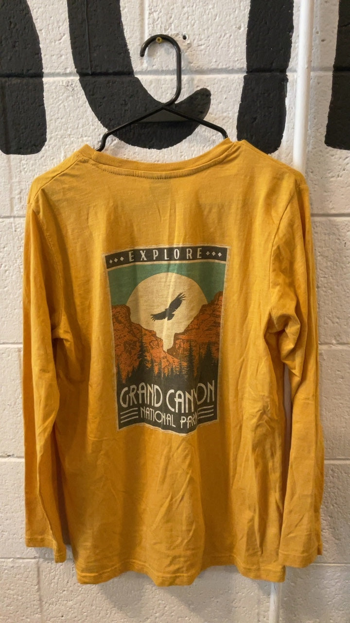 Prairie Mountain Shirt M Yellow Grand Canyon