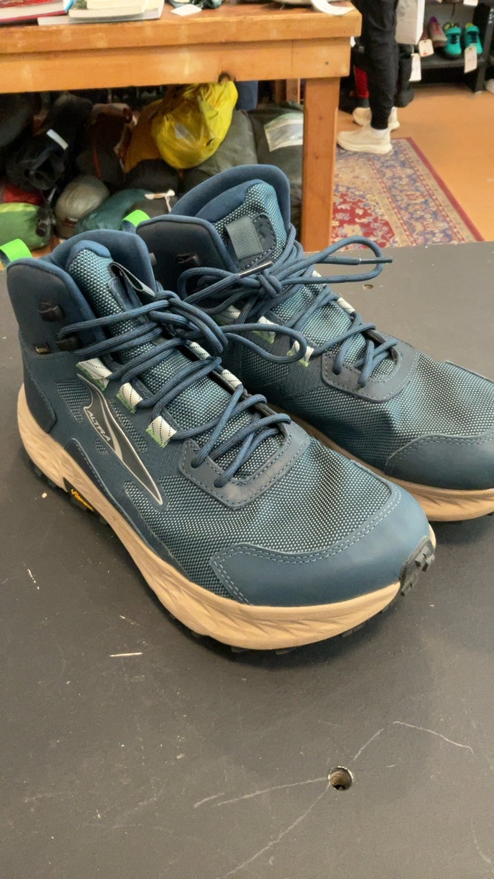 Altra Timp 5 Mid GTX  Shoes (Hiking Boots) 10.5 Blue/Green