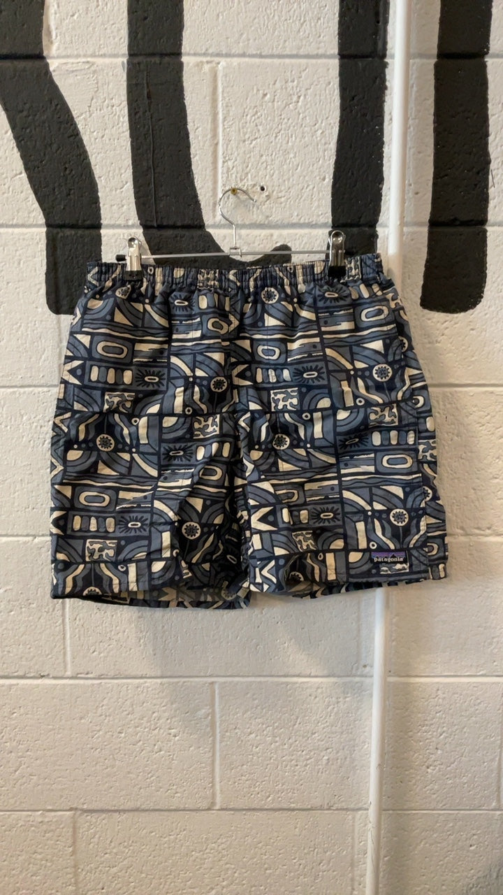 Patagonia Baggies 5" Shorts S Blue/White