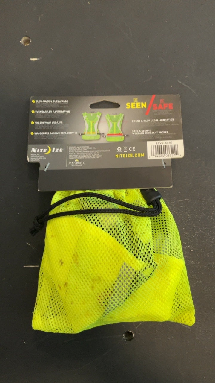 Nite Ize Led Run Vest S/M Hi-Vis
