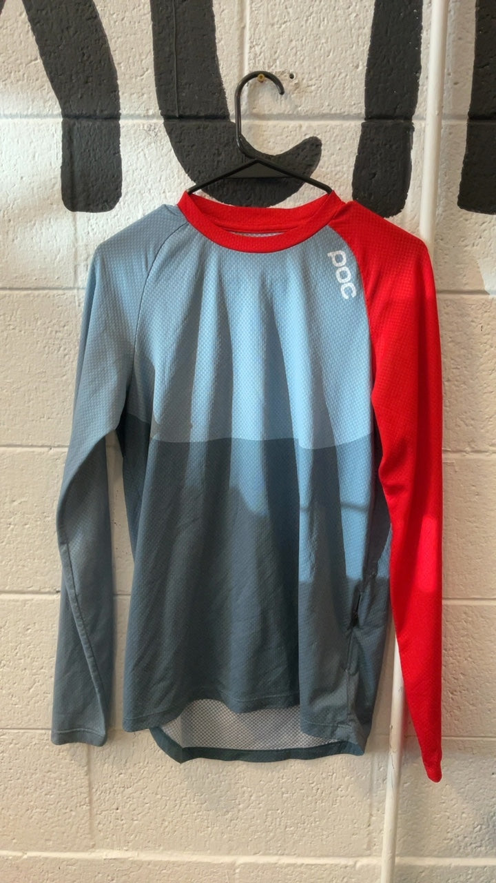 POC Longsleeve (Cycling) S Grey/Red