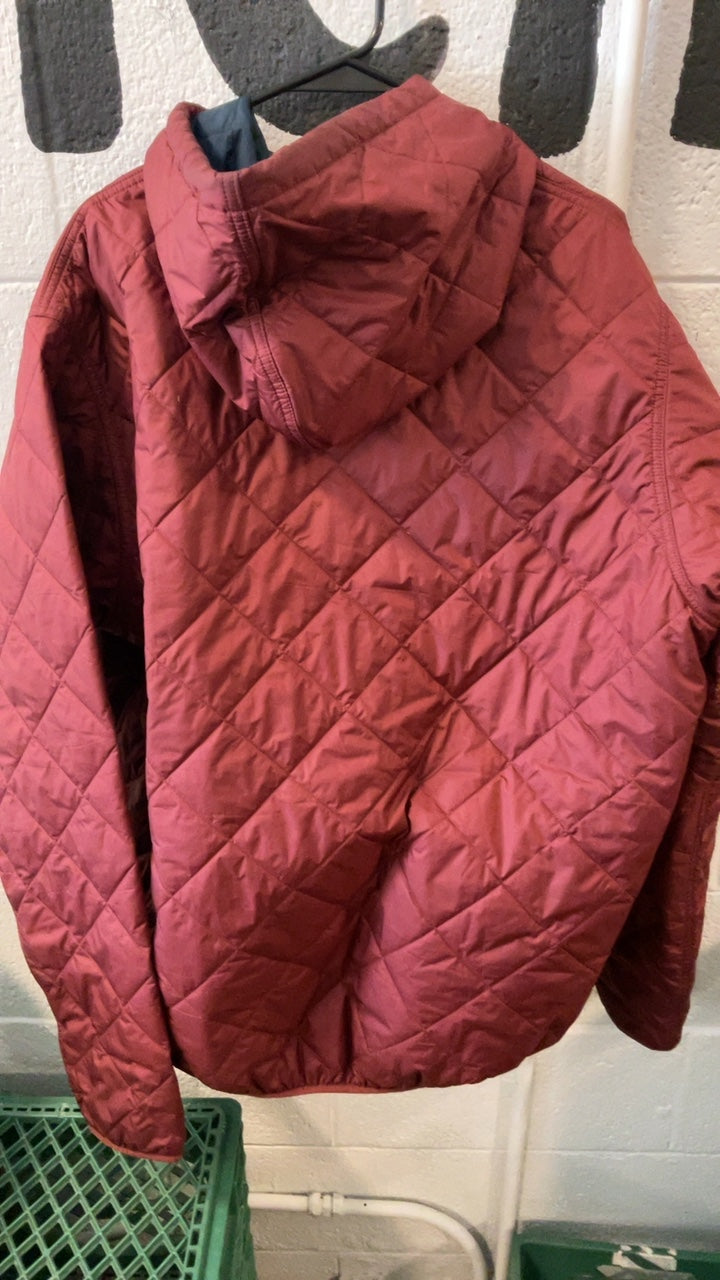 Patagonia Quilted Bomber Insulated Jacket (Synthetic) XXL Red/Blue