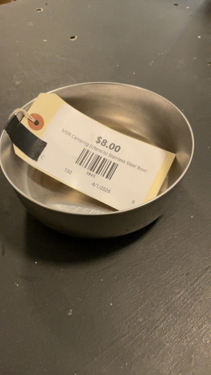 MSR Camping (Utensils) Stainless Steel Bowl