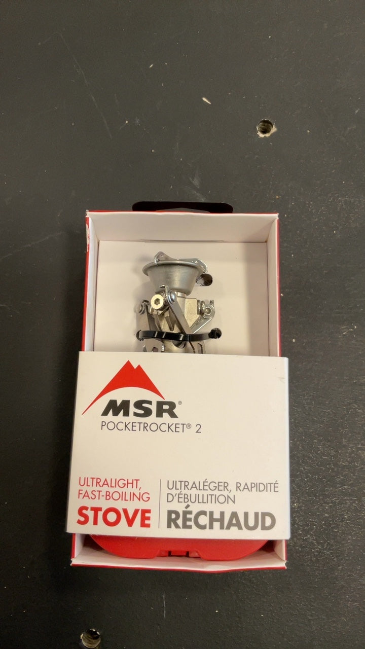 MSR Camping Stove Red PocketRocket 2 Ultralight