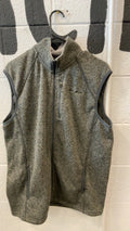 Eddie Bauer Fleece Vest L Charcoal