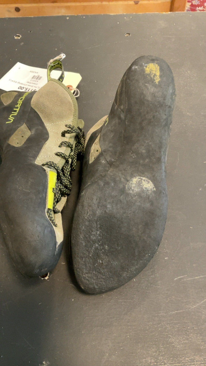La Sportiva TC Pro Shoes (Climbing) 8.5/41.5 Green/Grey