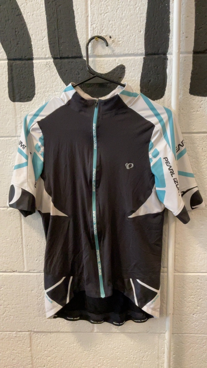 Pearl Izumi Athletic T-Shirt (Cycling) L Black/White/Teal