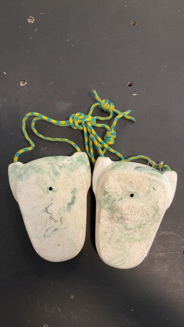 Metolius Rock Rings Climbing Gear White/Green