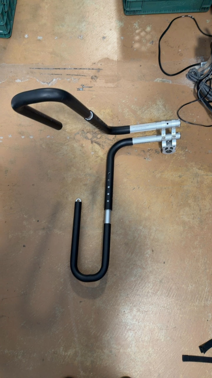 MovedByBikes Shortboard Rack Bike Accessories (Surfboard Rack) Black