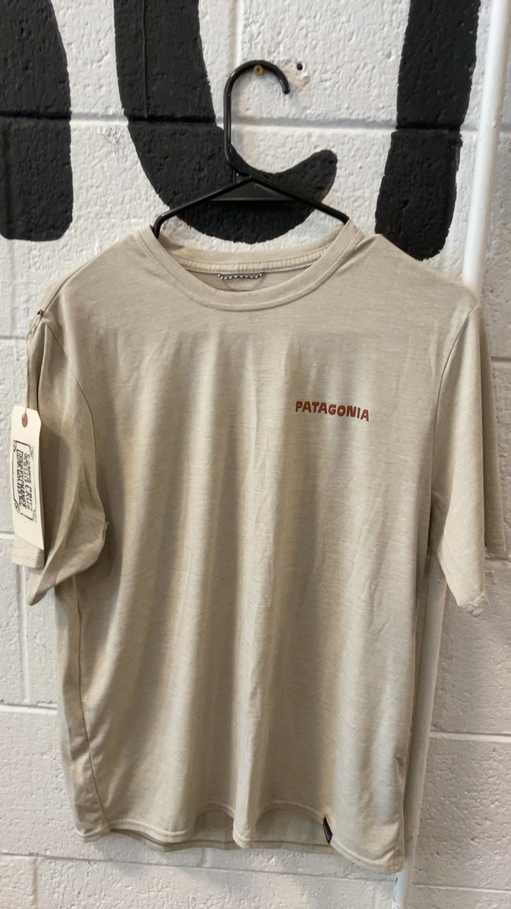 Patagonia T-Shirt S Brown Capilene Boat
