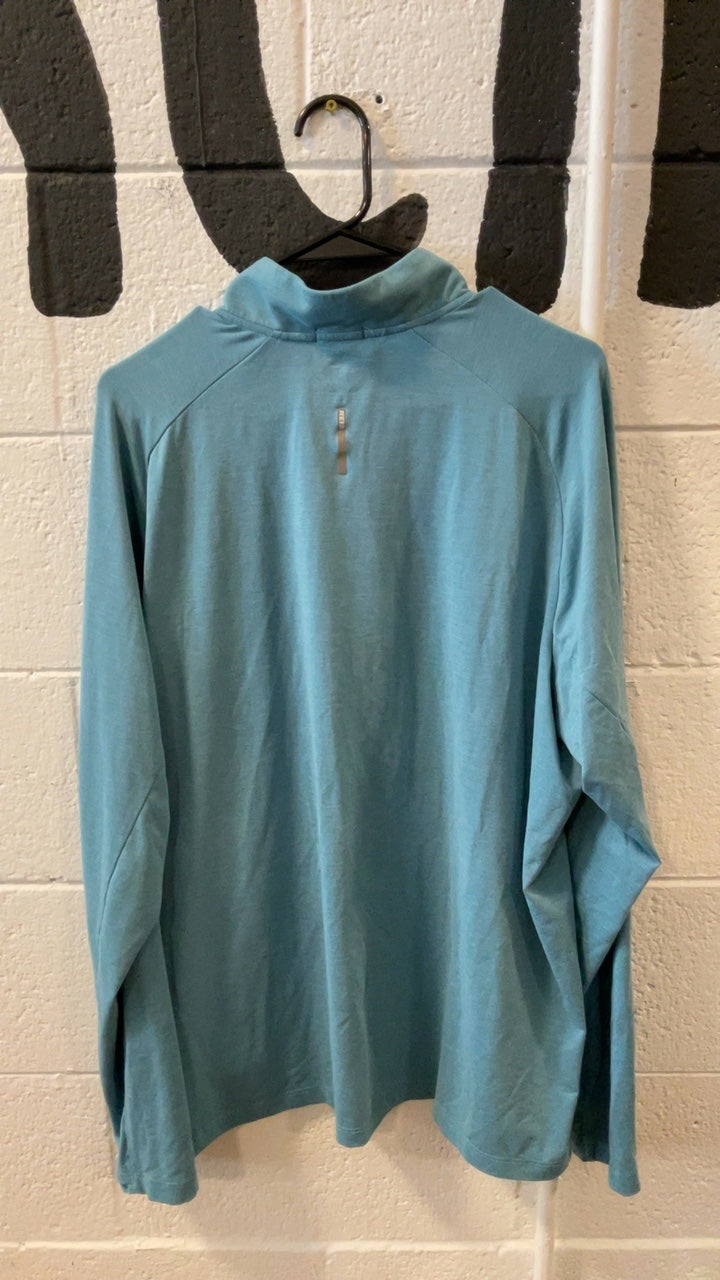 REI Sun Shirt (Quarter-Zip) XL Teal