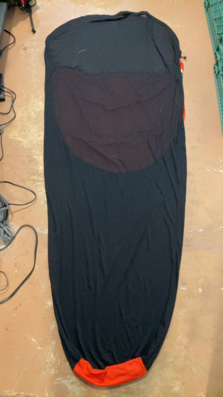 Sea to Summit Reactor Compact Plus Sleeping Bag Liner S Black/Orange