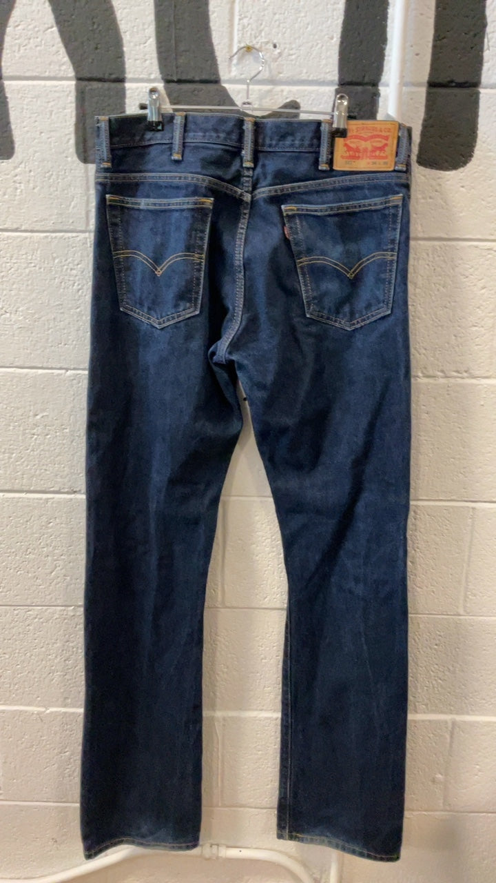 Levi Pants 34x36 Blue Denim 517 Bootcut