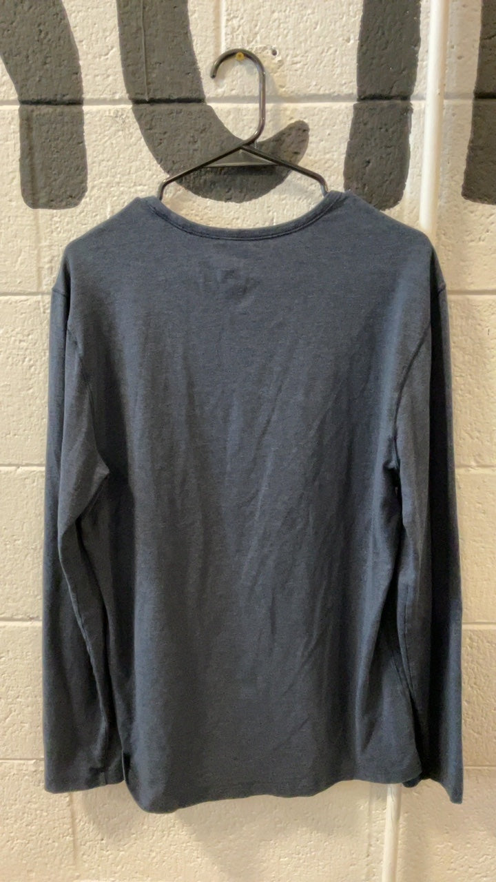 Lululemon Athletic T-Shirt (Longsleeve) L Navy Blue