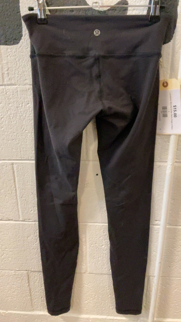 Lululemon Wunder Under Pants (Yoga) 4 Black
