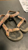 Chaco Sandals W7 Brown Salmon Straps
