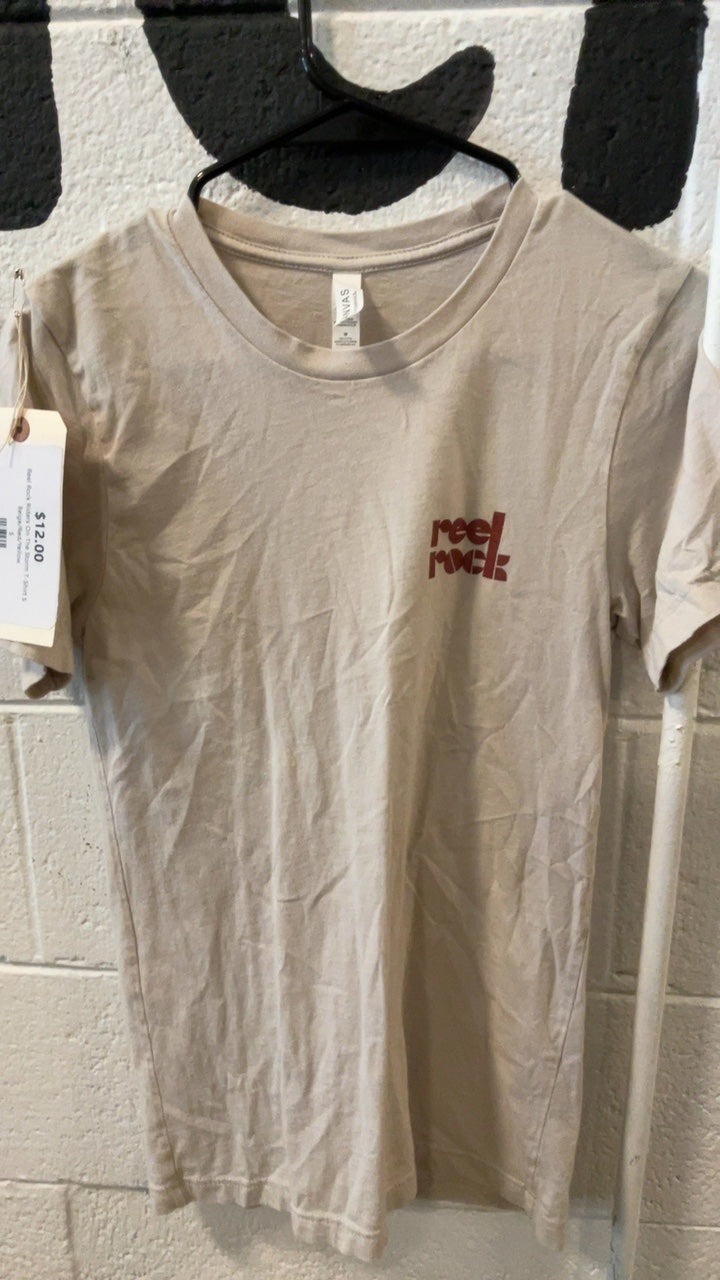 Reel Rock Riders On The Storm T-Shirt S Beige/Red/Yellow