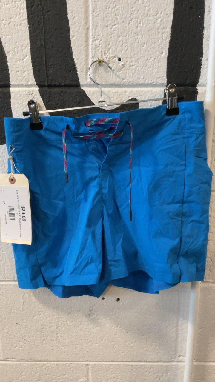 Title Nine Incrediboardie 4" Board Shorts 2 Blue