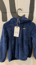Eddie Bauer Fleece Jacket (Full-Zip) (Hood) Youth M Blue